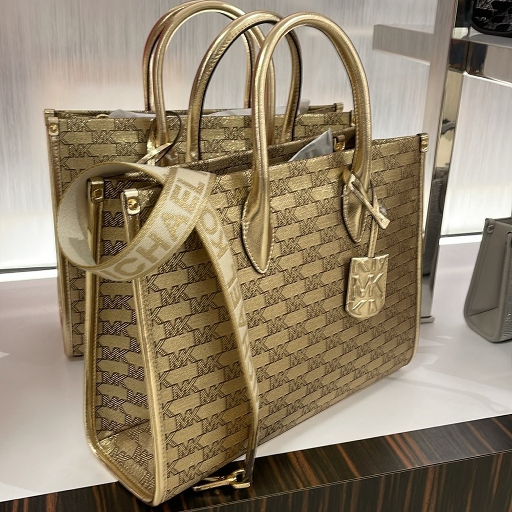 Michael Kors Medium Mirella EW Tote Bag Crossbody Shoulder Handbag NWT